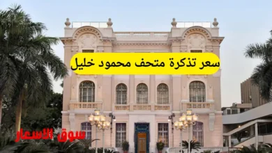 سعر تذكرة متحف محمود خليل