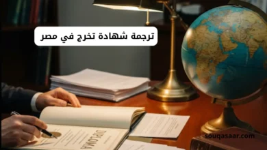 ترجمة شهادة تخرج في مصر