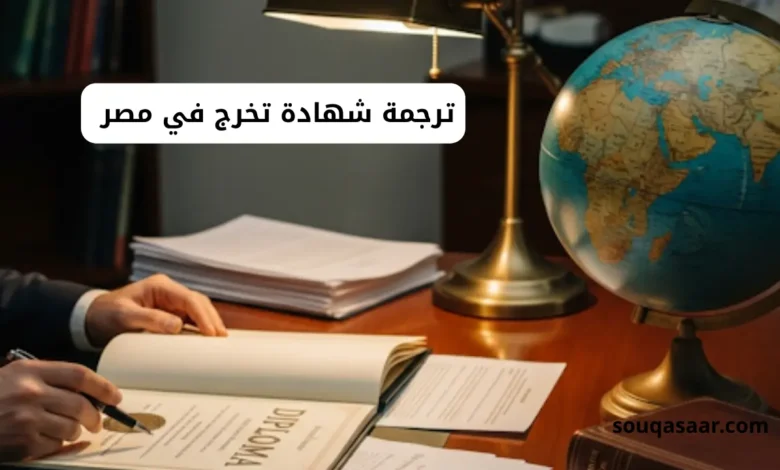 ترجمة شهادة تخرج في مصر