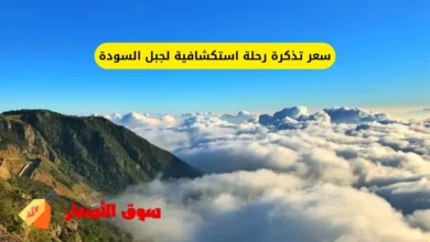 سعر تذكرة رحلة استكشافية لجبل السودة