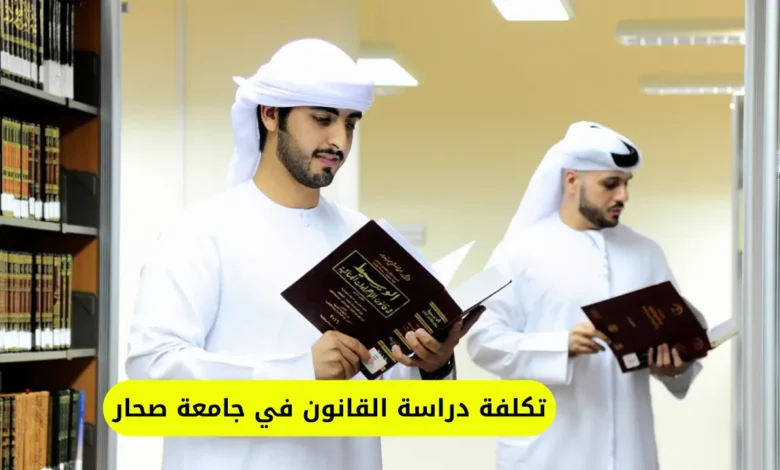 تكلفة دراسة القانون في جامعة صحار