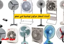 أحدث أسعار مراوح توشيبا في مصر