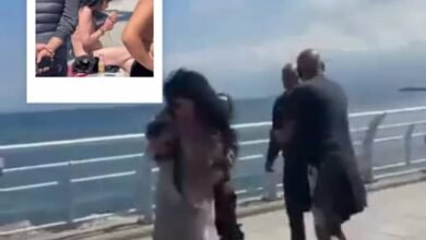 فيديو فتاة كورنيش بيروت الروشة