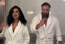 انطونيو سليمان مع دنيا السمراني