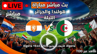موعد مباراة الجزائر وهولندا اليوم
