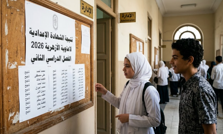 رابط نتيجة الشهادة الإعدادية الأزهرية